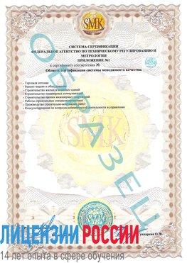 Образец сертификата соответствия (приложение) Москва Сертификат ISO 9001
